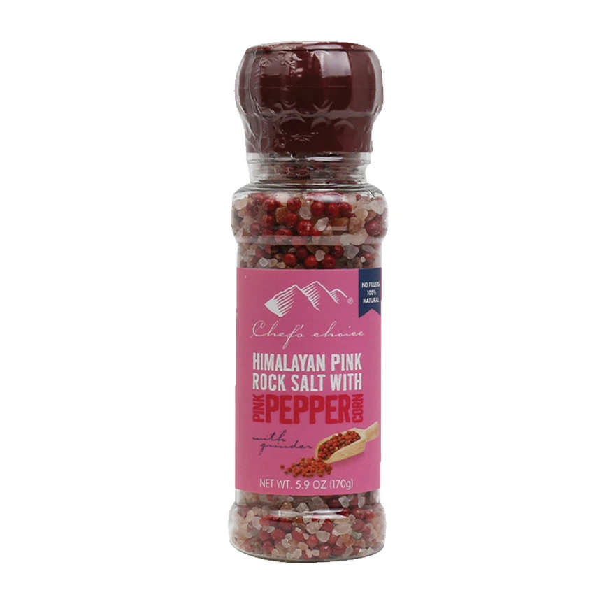Chef's Choice Fine Himalayan pink salt and pink pepper