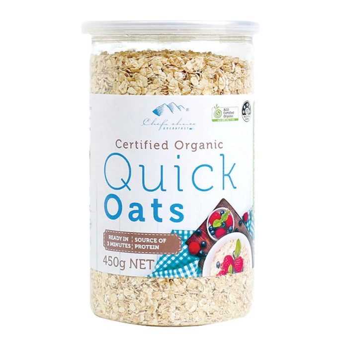 chef's choice organic quick oats